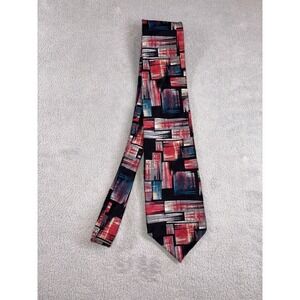 The Executive Suite Men's Necktie 100% Italian‎ Silk Wearable Art New York Tie